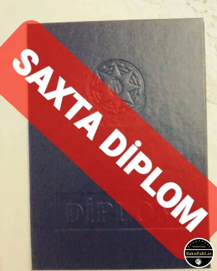 Hər bir saxta diplomun arxasında cinayət əməli dayanır. 