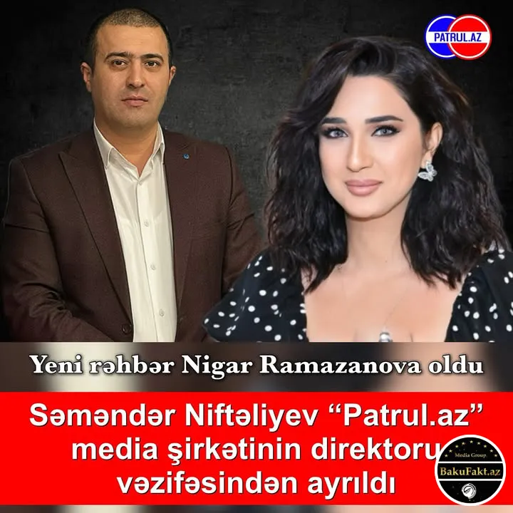 Patrul.az media şirkətinə yeni rəhbər təyin olunub. 