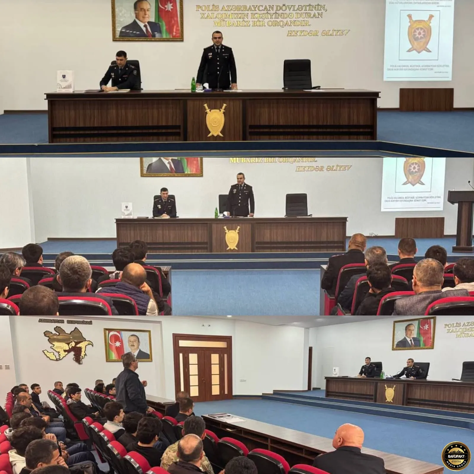 Bugünlərdə Səbail Rayon Polis İdarəsində gənclərin Daxili İşlər Nazirliyi sistemində təhsilə və xidmətə təşviq edilməsi ilə bağlı görüş təşkil edilib.