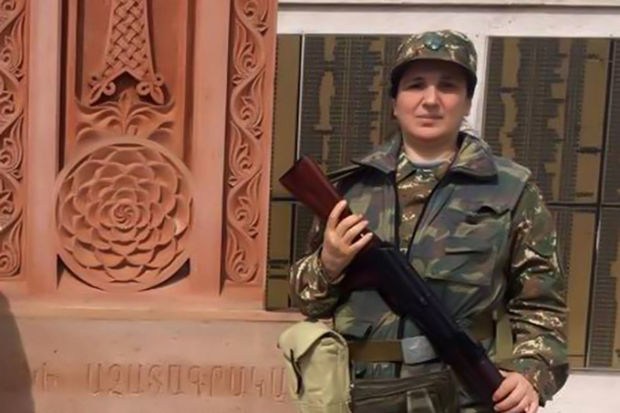 Azərbaycan Ordusu erməni qadın terrorçunu zərərsizləşdirib