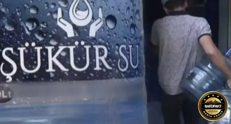 Zirzəmidən çıxarılan su insanlara bulaq suyu adı ilə satılır