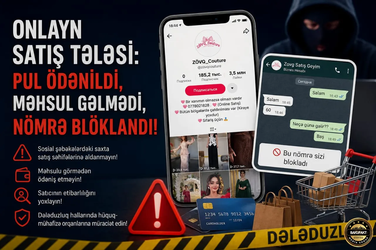 Onlayn Satış Tələsi: Pul Ödənildi, Məhsul Gəlmədi, Müştəri Bloklandı