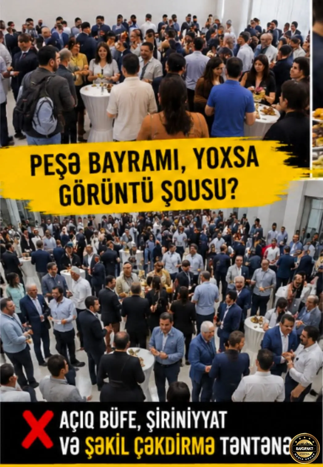 Milli Mətbuat Günü, yoxsa bir qarın ayaqüstü yemək tədbiri?