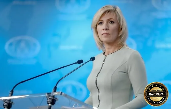 Zaxarova Azərbaycana TƏŞƏKKÜR ETDİ