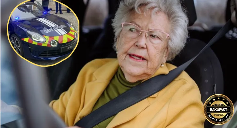 92 yaşlı avtoxuliqan nənə saxlanıldı - FOTO