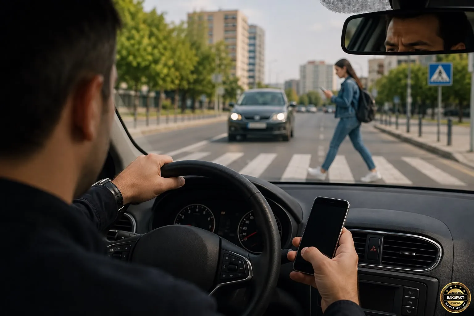 BDYPİ-dən yol hərəkəti iştirakçılarına müraciət - Telefon diqqətinizi yoldan ayırmasın!