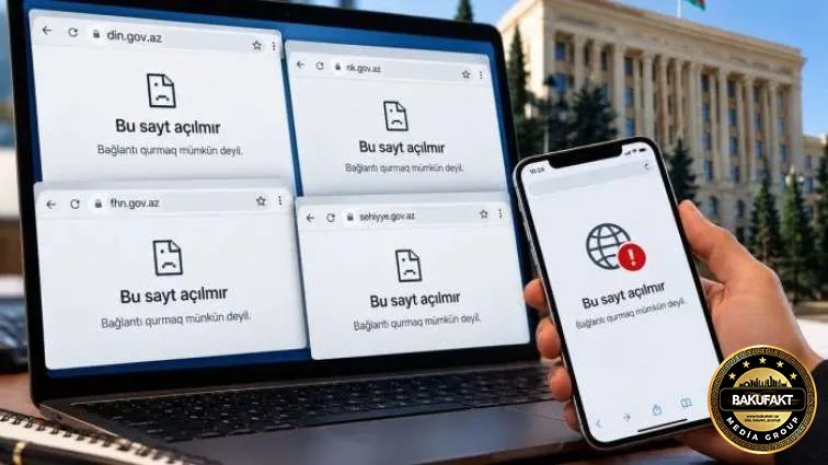 Azərbaycanda bir sıra rəsmi qurumların saytları açılmır