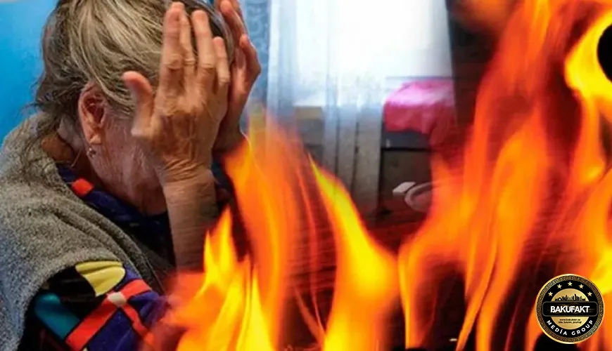 Bakıda FACİƏ: Bacısını xilas etmək istəyən qadın özü yanıb öldü