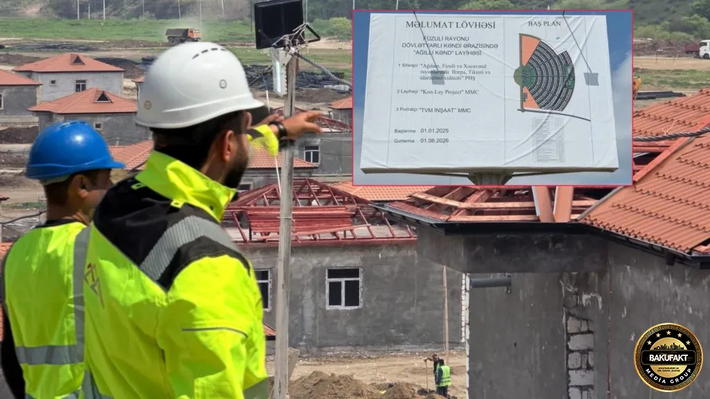 Füzuli rayonunda “Ağıllı Kənd” layihəsi sürətlə irəliləyir