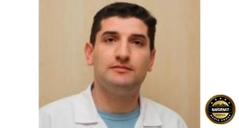 Xəstəxanadakı partlayışda ağır yaralanan həkimin FOTOsu