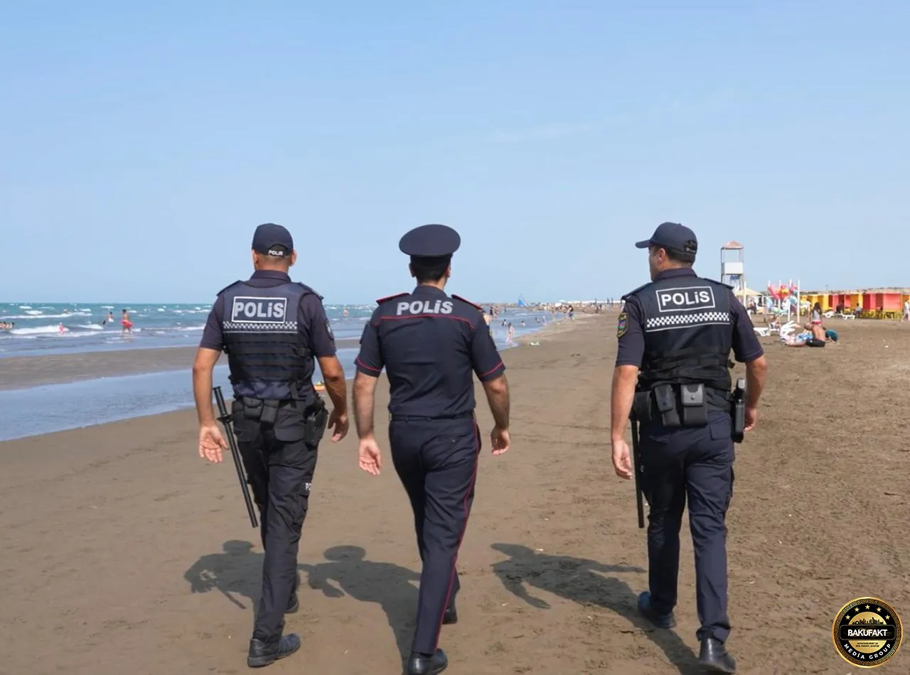 Polis çimərliklərdə profilaktik tədbirləri davam etdirir