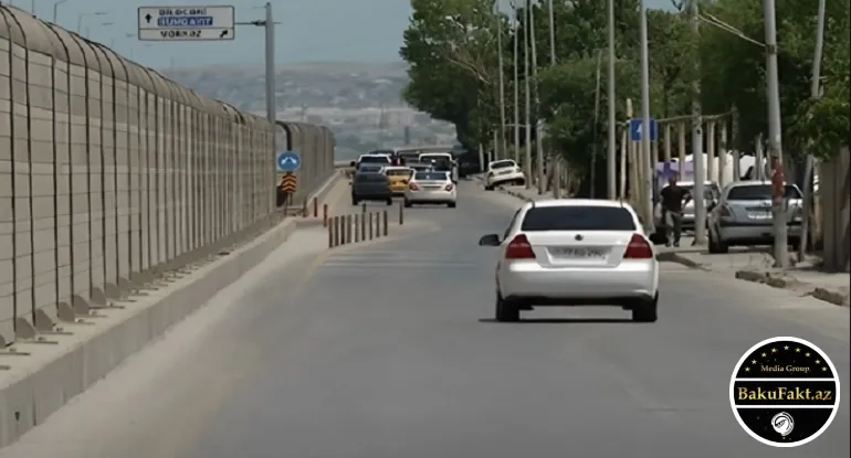 Bakıda təhlükəli yol: Hamı birtərəfli gedir (VİDEO)