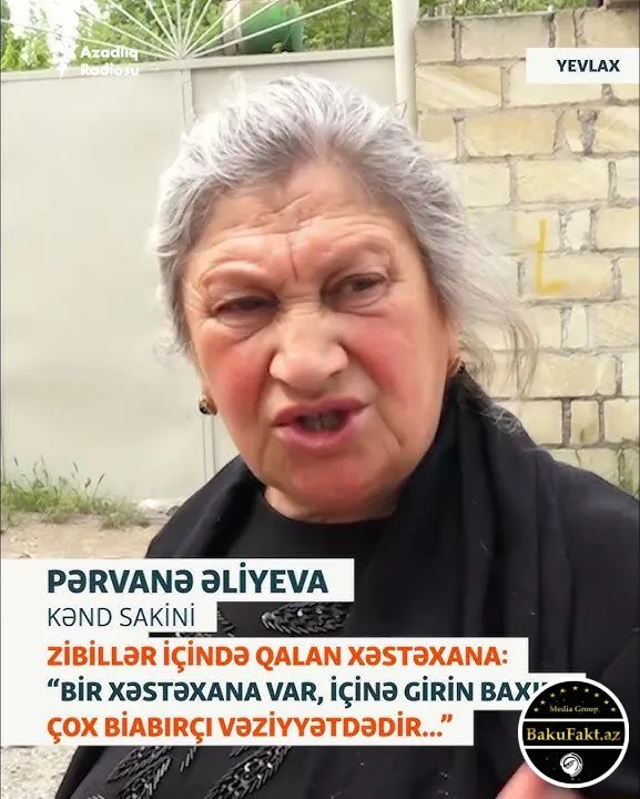 Zibillər içində qalan xəstəxana: "Girin baxın" - VİDEO