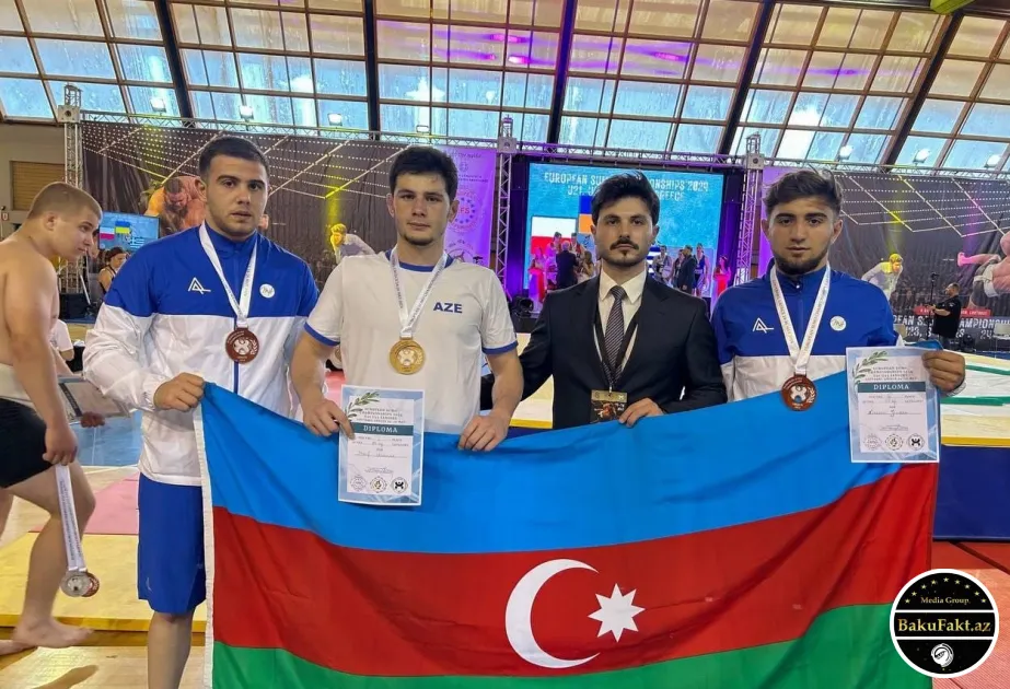 İdmançılarımız Avropa çempionatını 11 medalla başa vurdular